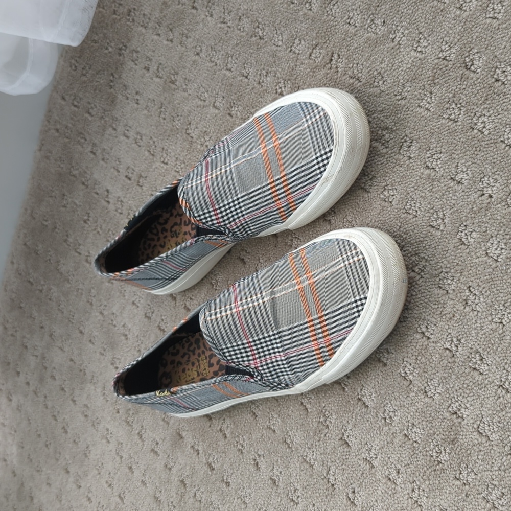 Keds Plaid Slip Ons